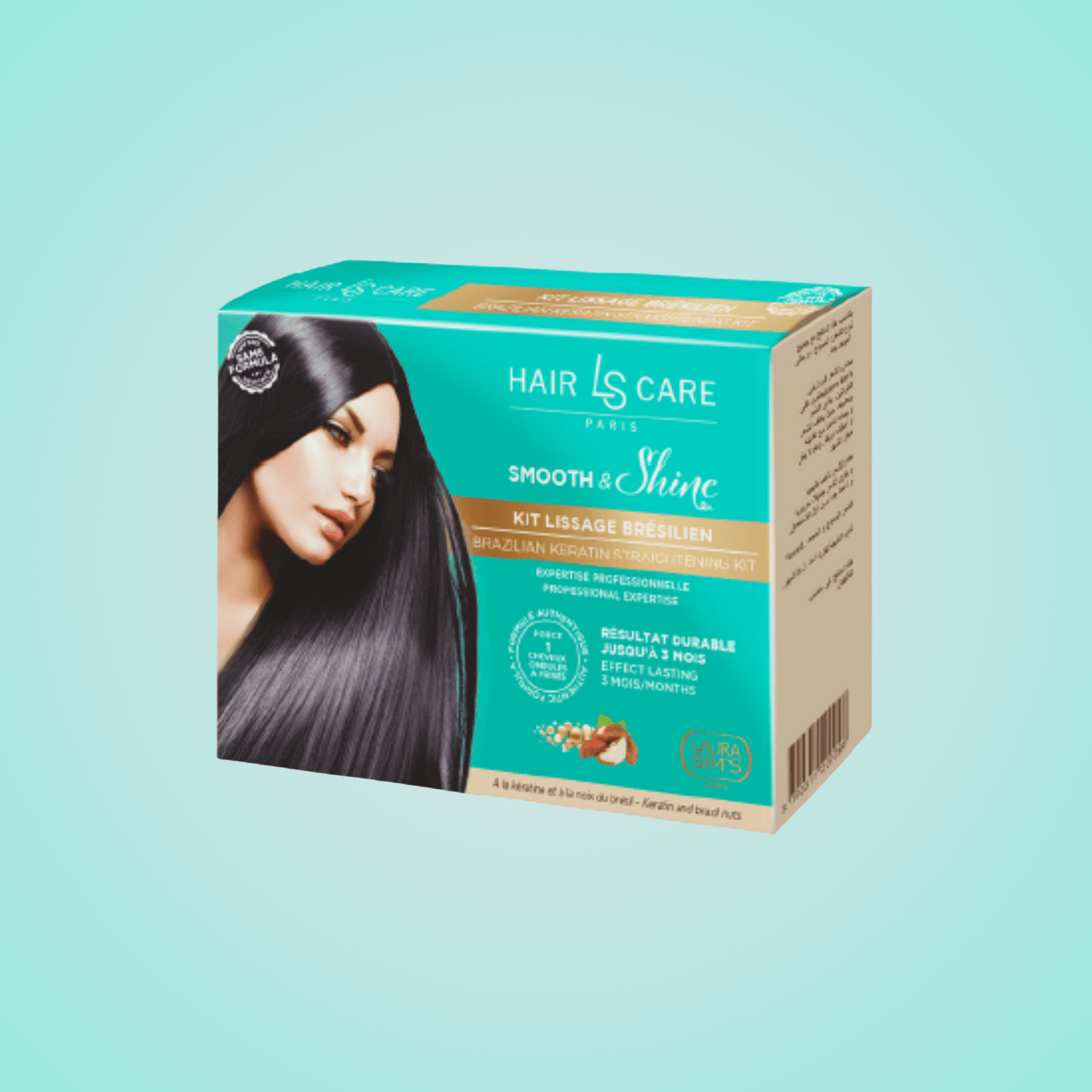 KIT DE LISSAGE BRESILIEN A LA KERATINE - SMOOTH & SHINE - Laura Sim's