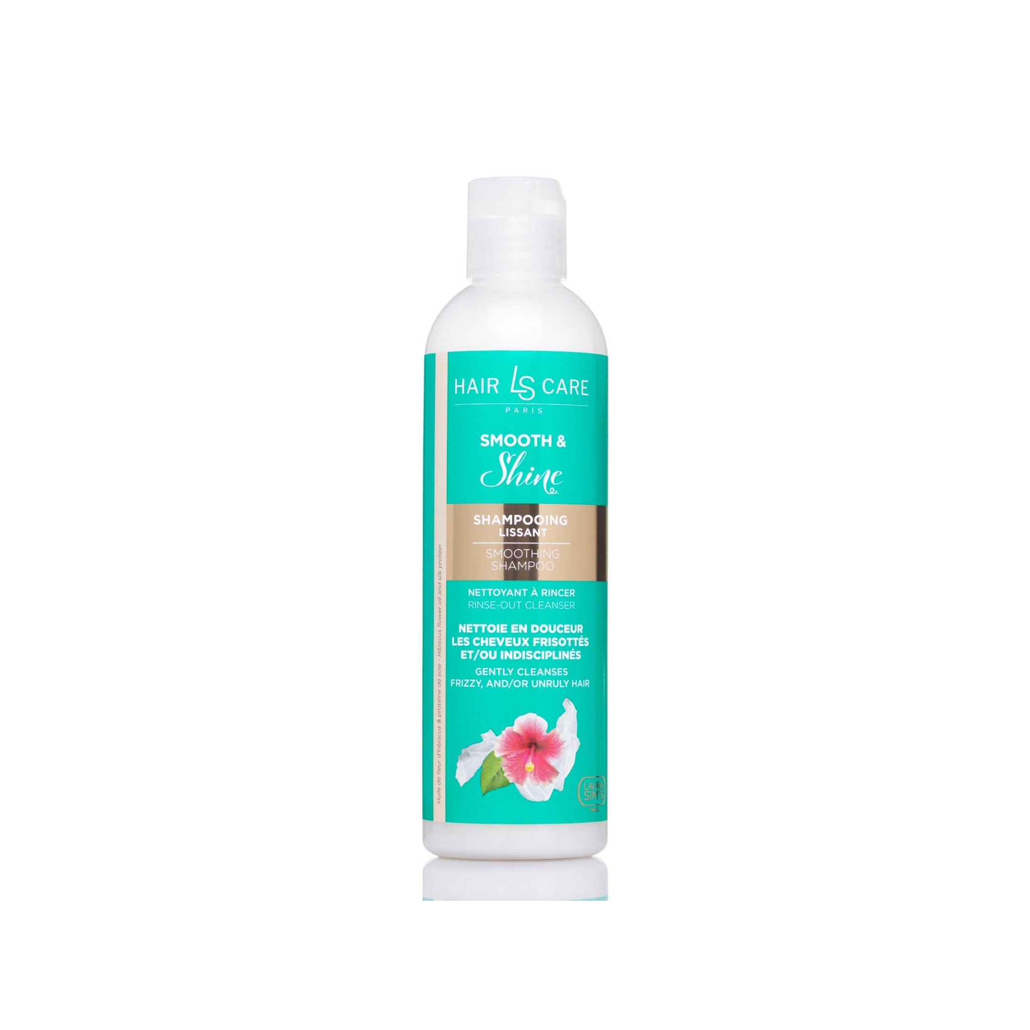 Shampooing lissant Anti-Frisottis à l'huile de fleur d'Hibiscus - Laura Sim's